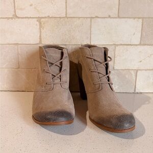 Toms Taupe Ankle Booties